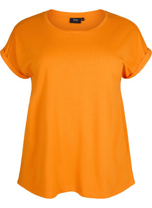 Short sleeve cotton blend T-shirt, Exuberance, Packshot image number 0