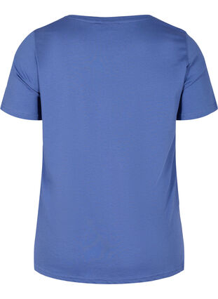 Cotton t-shirt with print, Coastal Fjord AOP, Packshot image number 1