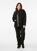 Quilted jacket with buttons and pockets, Black, Model image number 1