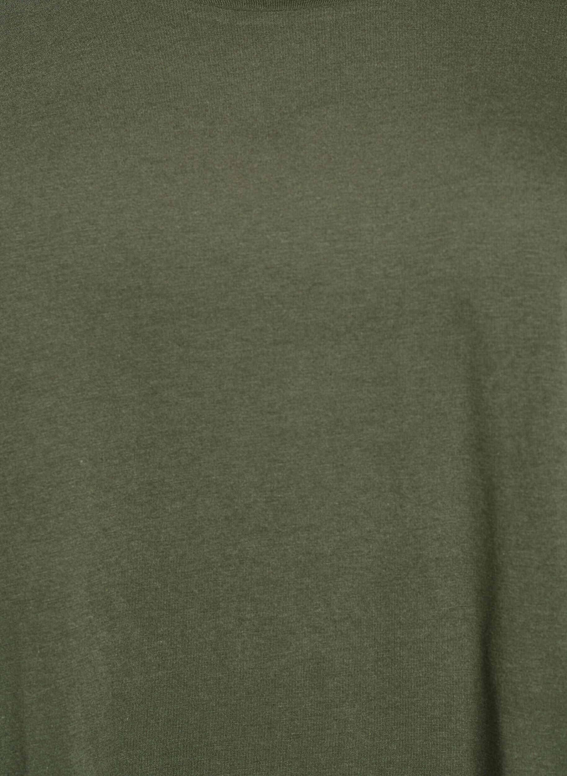 ZizzifashionShort sleeve cotton blend T-shirt, Green, Packshot image number 2