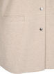 Cape jacket in a wool-look with short sleeves, Simply Taupe Mel., Packshot image number 3