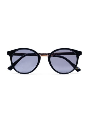 Sunglasses with round lenses, Black, Packshot image number 0