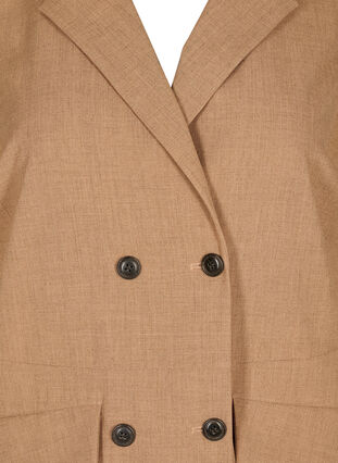 Long vest with double buttons, Burro, Packshot image number 2