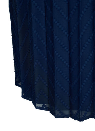 Short sleeved pleated dress, Navy Blazer, Packshot image number 3