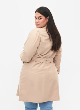 Trench coat with belt and pockets, Nomad, Model image number 1