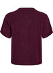 Knitwear cardigan with short sleeves, Dark Bordeaux, Packshot image number 1