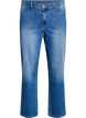 Jeans with front pockets and straight legs, Light Blue, Packshot image number 0