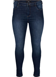Super slim jeans with high waist, Dark Blue, Packshot