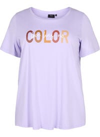 T-shirt in cotton with print