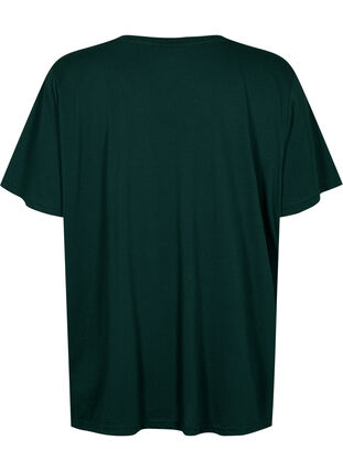 Short sleeve t-shirt with v-neckline, Pine Grove, Packshot image number 1