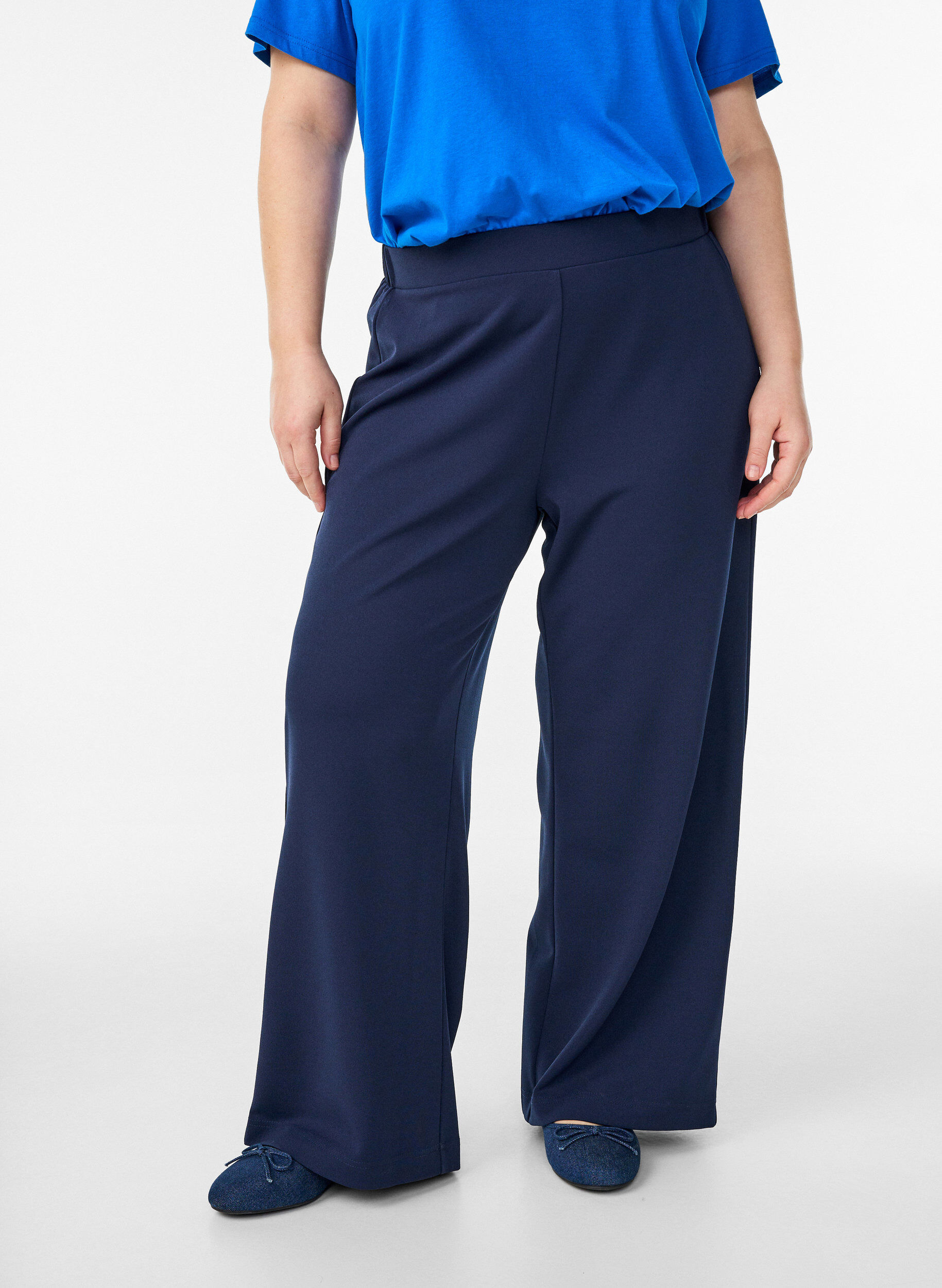 ZizzifashionWide-leg trousers, Blue, Model image number 2