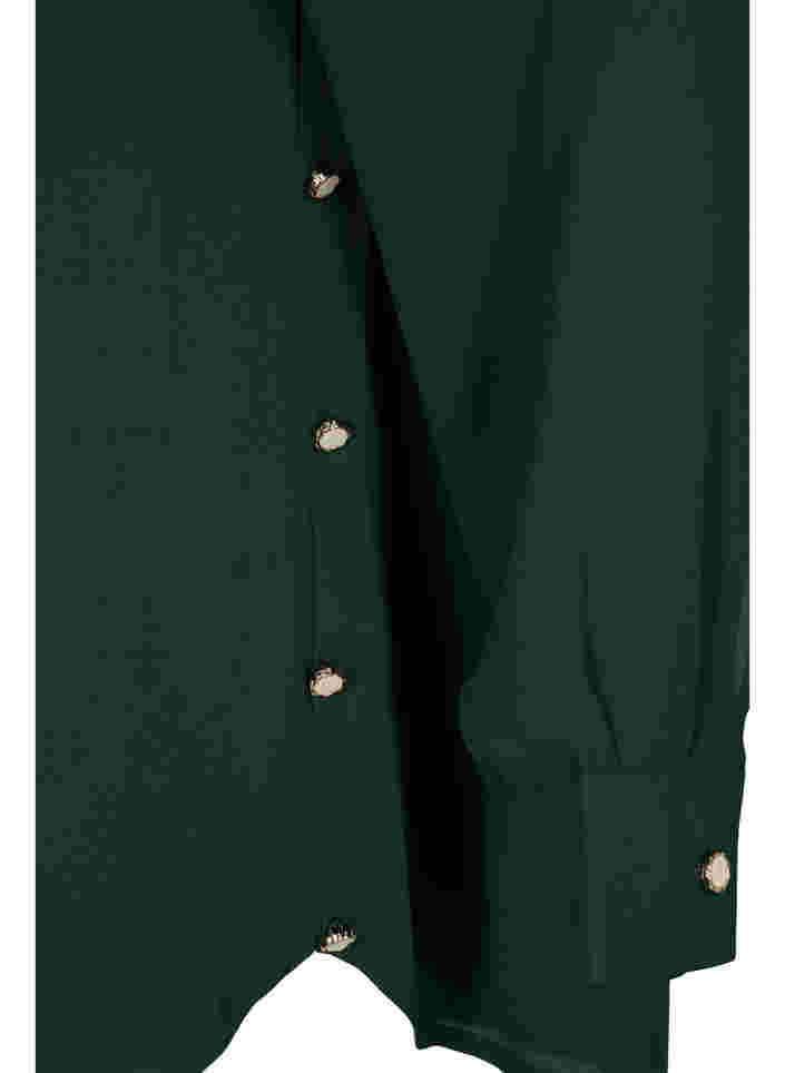 Long sleeve shirt with ruffle collar, Scarab, Packshot image number 3