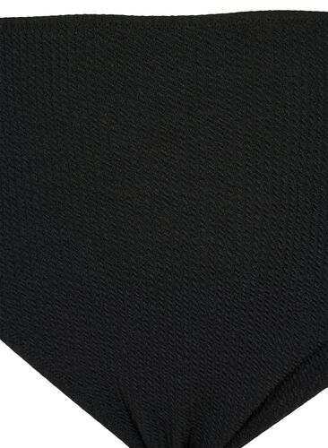 Bikini briefs with crepe structure, Black, Packshot image number 2