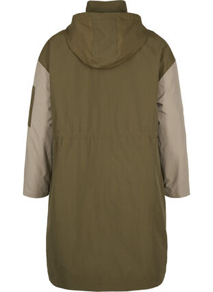 Contrast jacket with pockets, Dark Olive Comb., Packshot image number 1