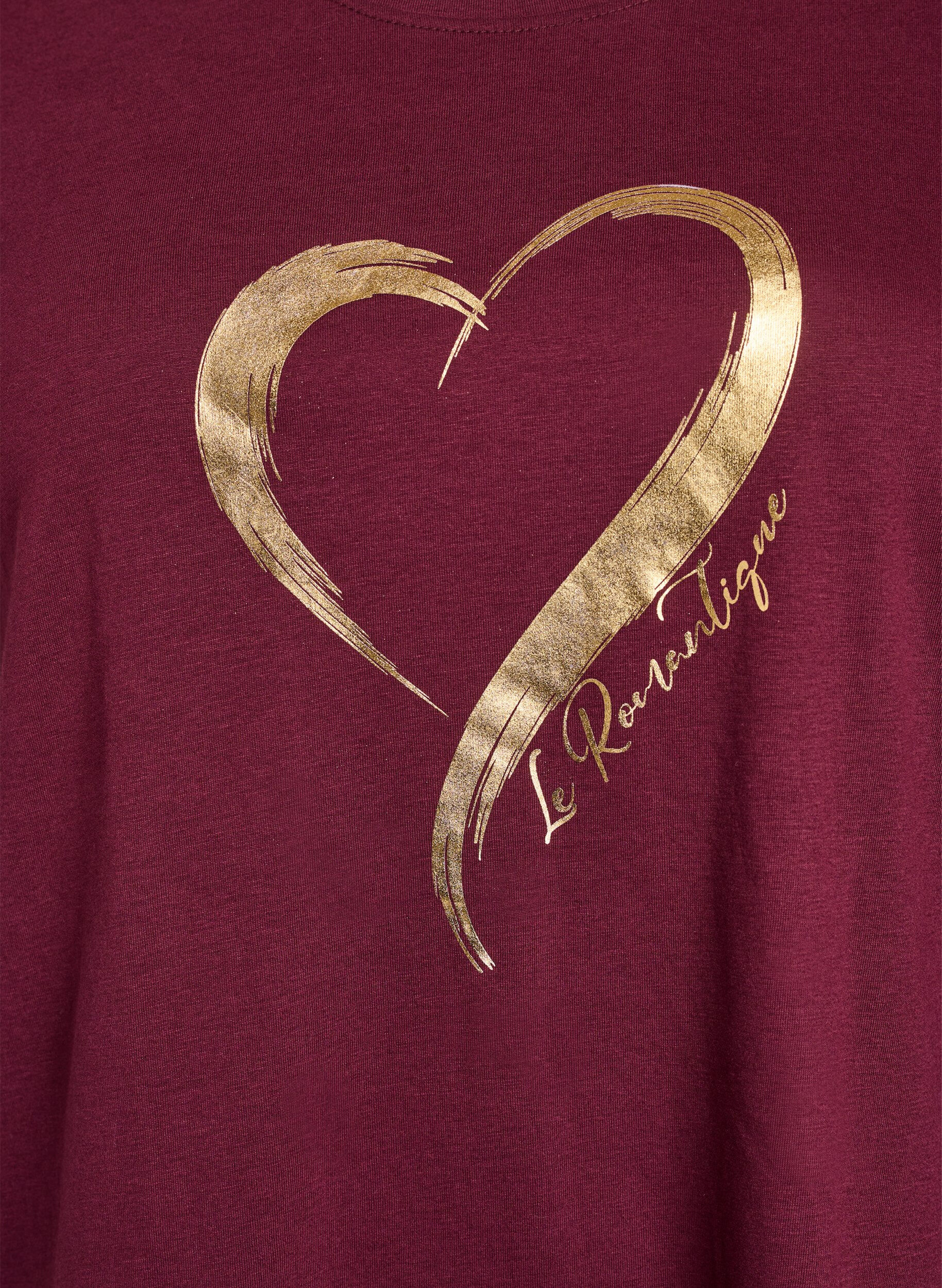 ZizzifashionT-shirt with motif, Red, Packshot image number 2