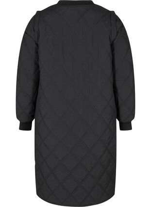 Quilted 2-in-1 jacket with pockets, Black, Packshot image number 1