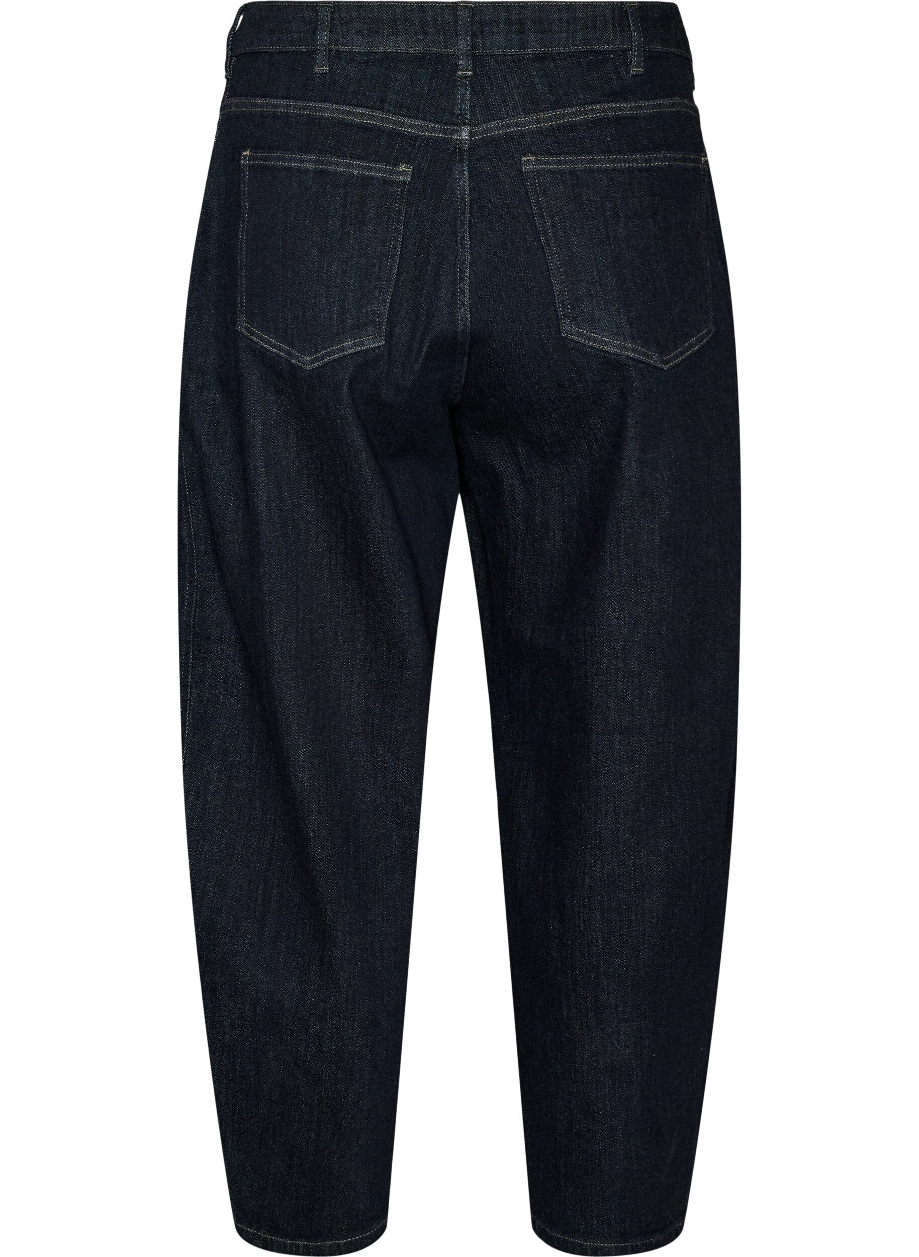 ZizzifashionBarrel fit jeans with high waist, Blue, Packshot image number 1