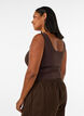 Fitted basic top with reversible function, Brown, Model image number 4