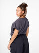 Short sleeve cotton blend T-shirt, Dark Grey, Model image number 2
