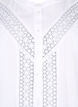 Viscose blouse with lace trim, Bright White, Packshot image number 2