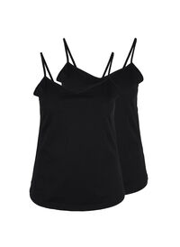Cotton basic top 2-pack