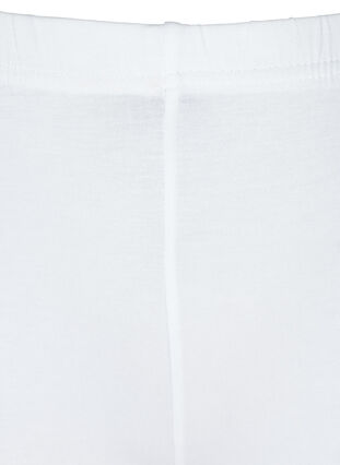Cycling shorts with a lace trim, Bright White, Packshot image number 2