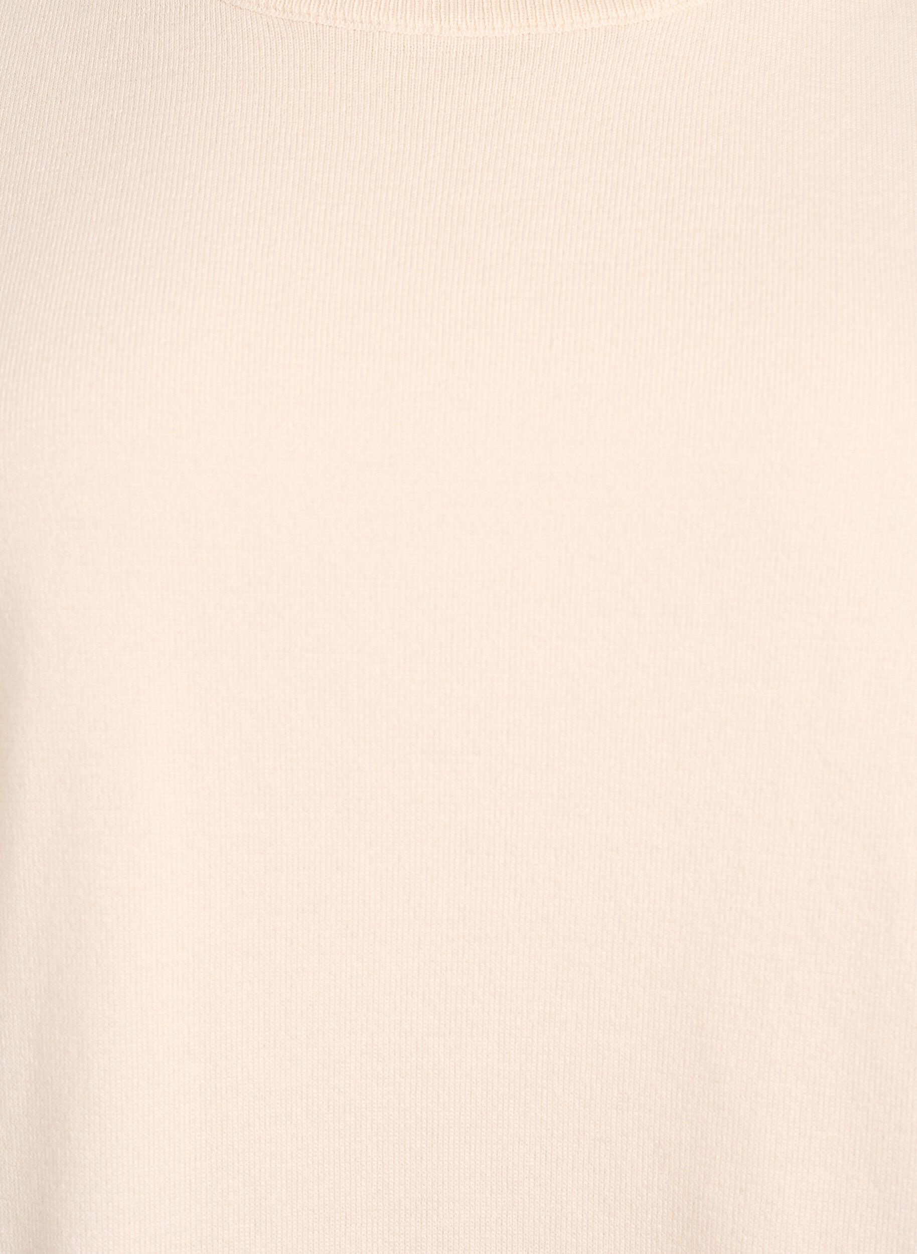 ZizzifashionFine-knit blouse with short sleeves, Beige, Packshot image number 2
