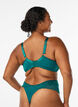 Padded underwired lace bra, Green, Model image number 2