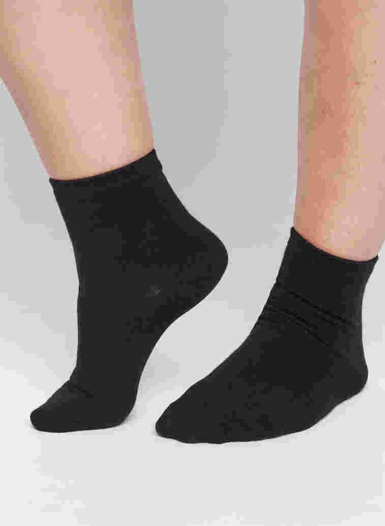 5-pack basic socks, Black, Model