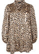 Tunic with leopard print and long sleeves, Leo AOP, Packshot image number 0