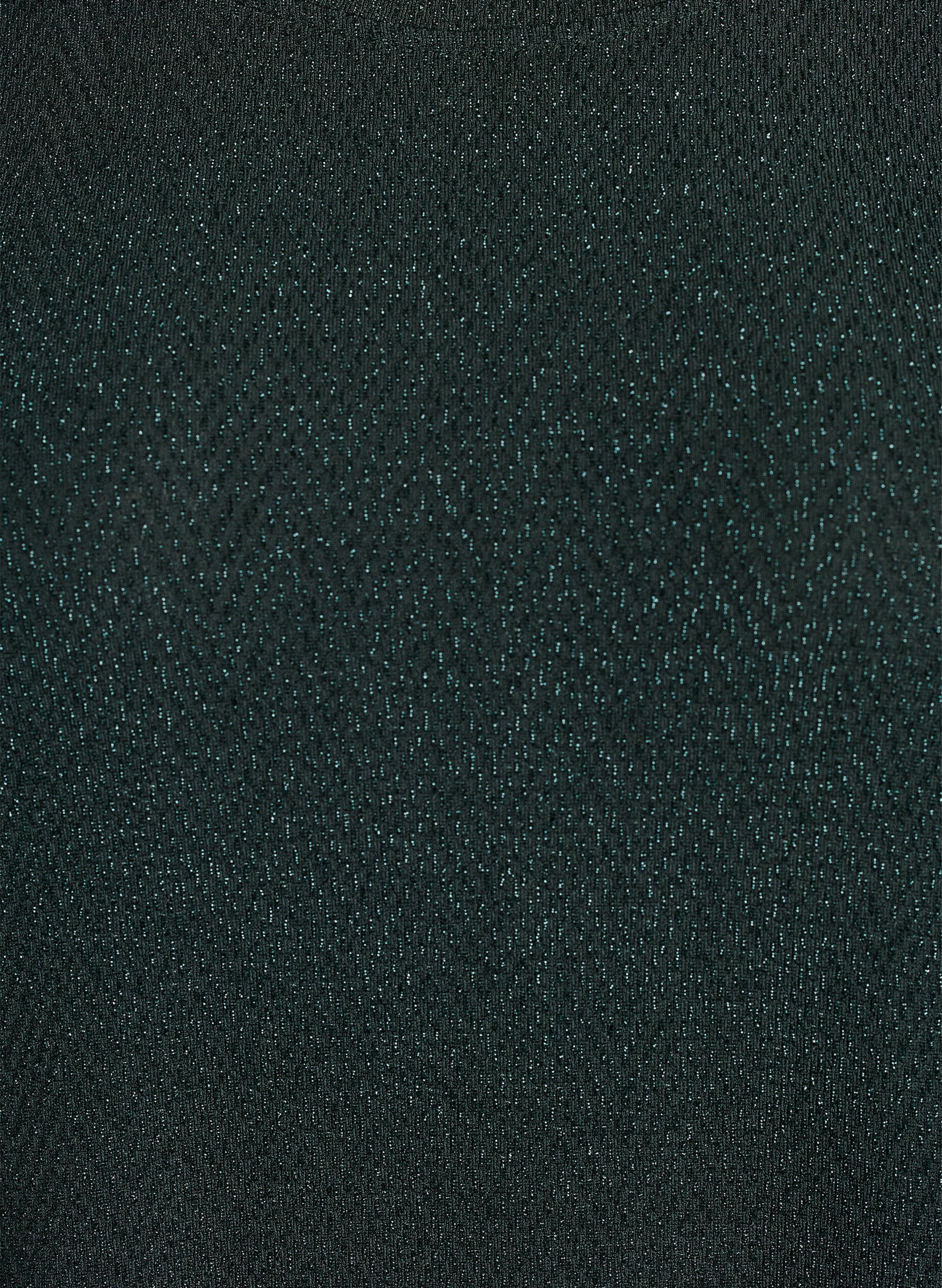 Zizzifashion Blouse with herringbone pattern and glitter thread, Green, Packshot image number 2