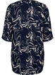 Tunic with 3/4 sleeves and print, N. Blazer Swirl AOP, Packshot image number 1