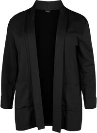 Open blazer with 3/4 sleeves