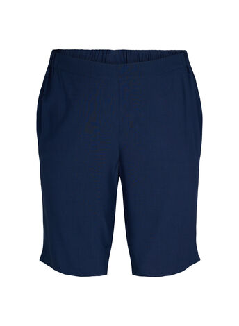 Viscose Bermuda shorts with pockets