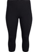 FLASH - 2-pack 3/4 cotton leggings, Black, Packshot image number 2