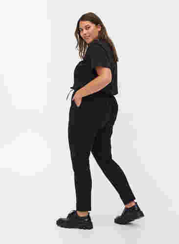 Cropped Maddison trousers, Black, Model image number 1