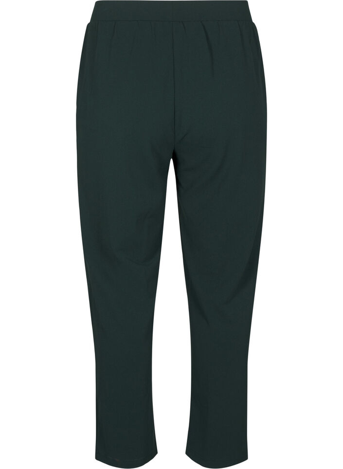 Straight fit trousers, Green, Packshot image number 1