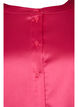Long shiny shirt with slit, Pink Flambé, Packshot image number 2