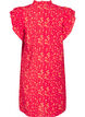 Short dress with ruffle details, Red, Packshot image number 1