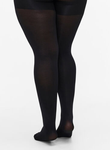 Tights in 100 denier with push-up effect, Black, Model image number 1