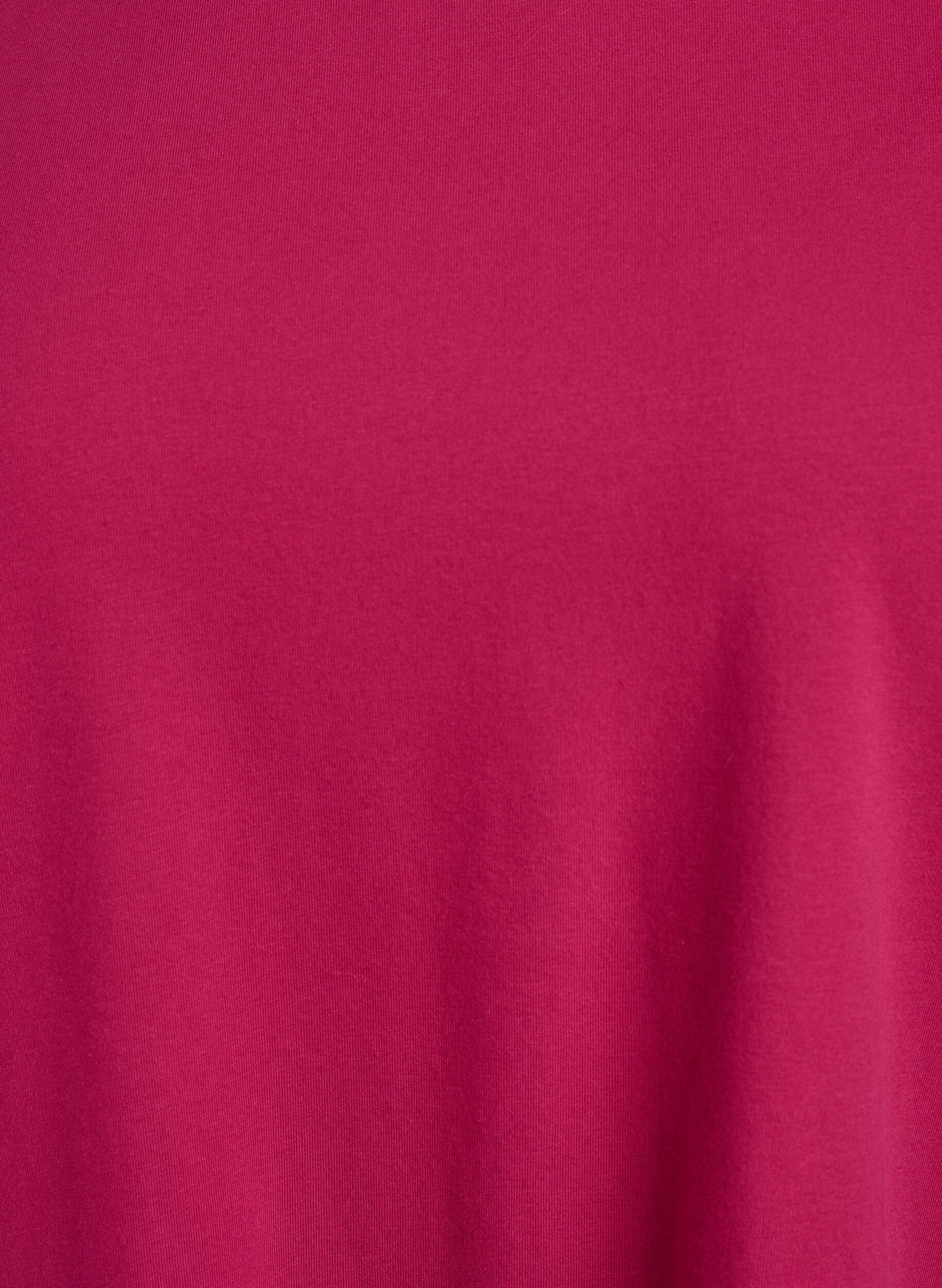 Zizzifashion Basic jersey top with long sleeves, Pink, Packshot image number 2