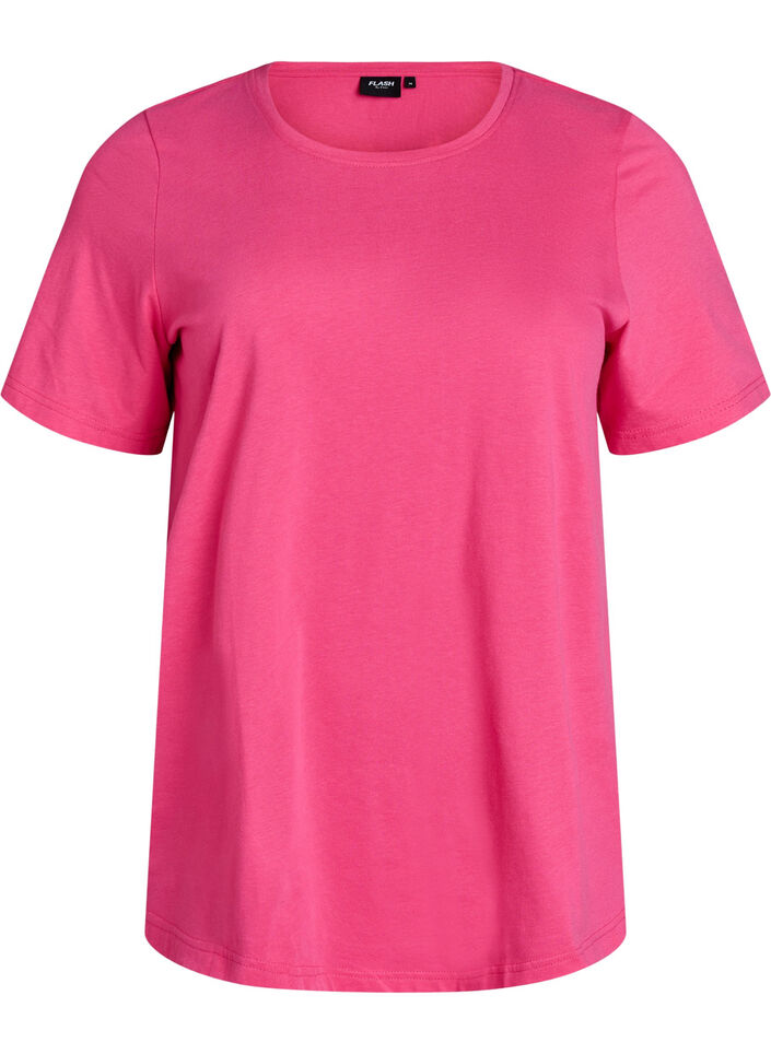 T-shirt with motif, Pink, Packshot image number 0