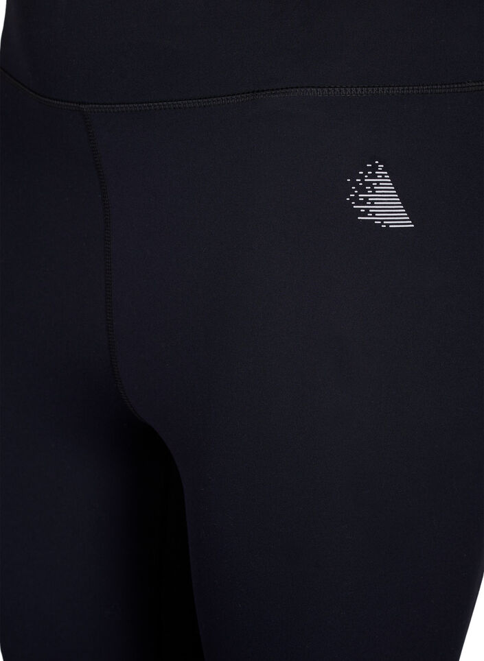7/8 length training tights, Black, Packshot image number 2