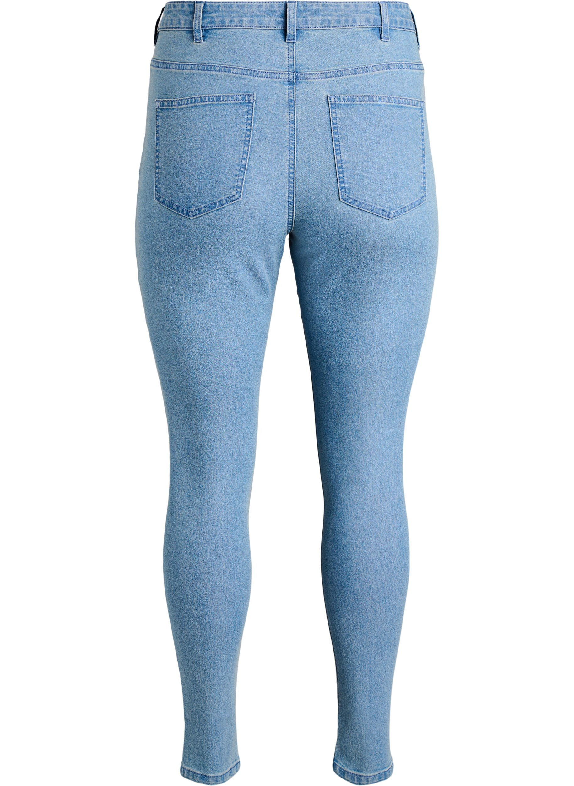 ZizzifashionAmy high-waisted super slim fit jeans, Light Blue, Packshot image number 1