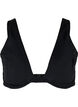 Bikini bra with underwire, Black, Packshot image number 0