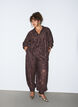 Lace balloon trousers with inner shorts, Brown, Model image number 0