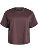Boxy cotton t-shirt, Brown, Packshot image number 0