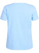Basic plain cotton t-shirt, Light Blue, Packshot image number 1