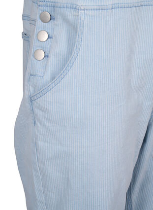 Striped denim overalls, L. Blue Denim Stripe, Packshot image number 3
