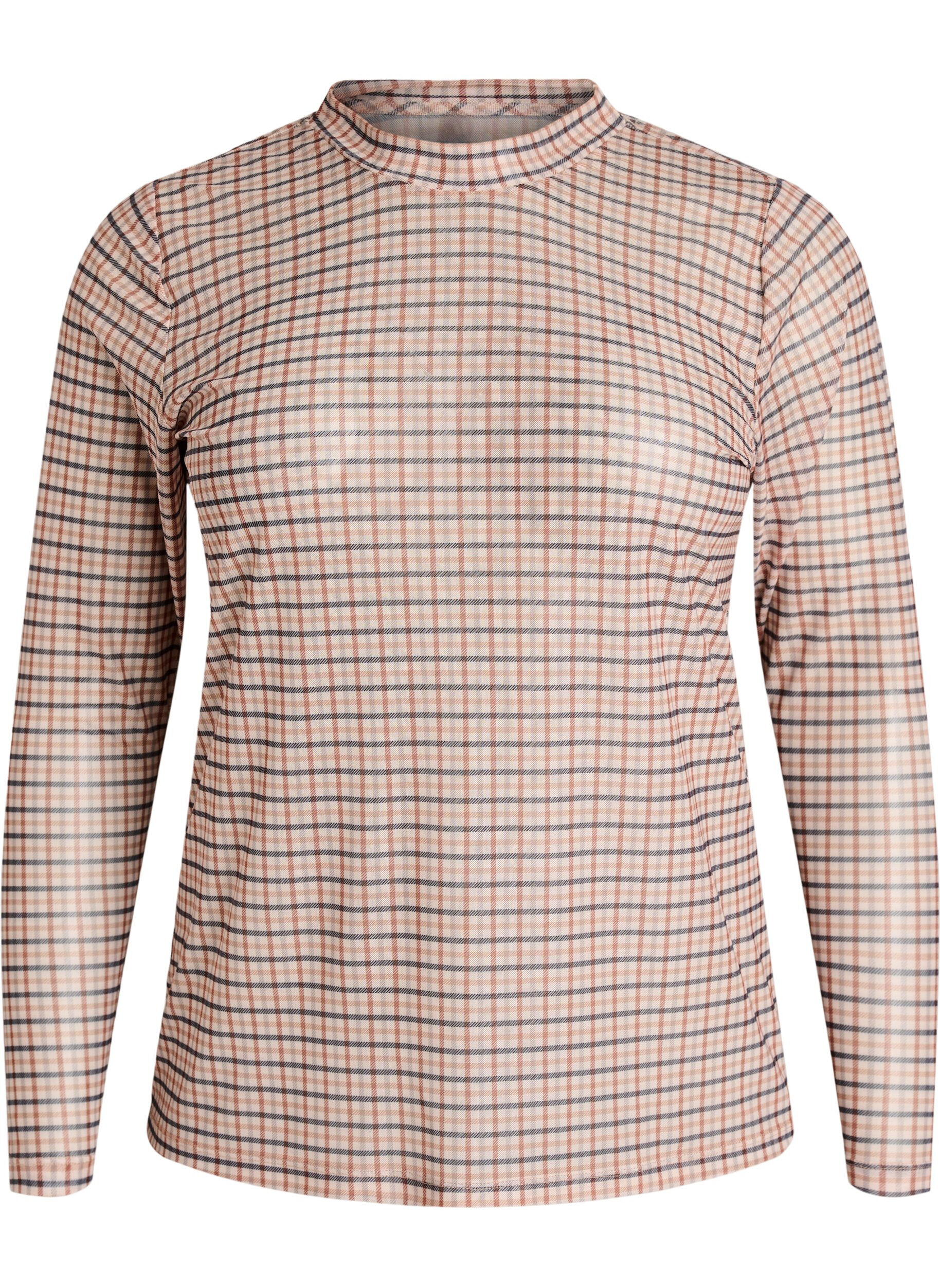 ZizzifashionMesh blouse with dots, 9996, Packshot image number 0